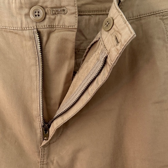 J.Crew Women’s Khaki Chino Pants Size 28 Straight Leg Stretch Cotton - Picture 2 of 11